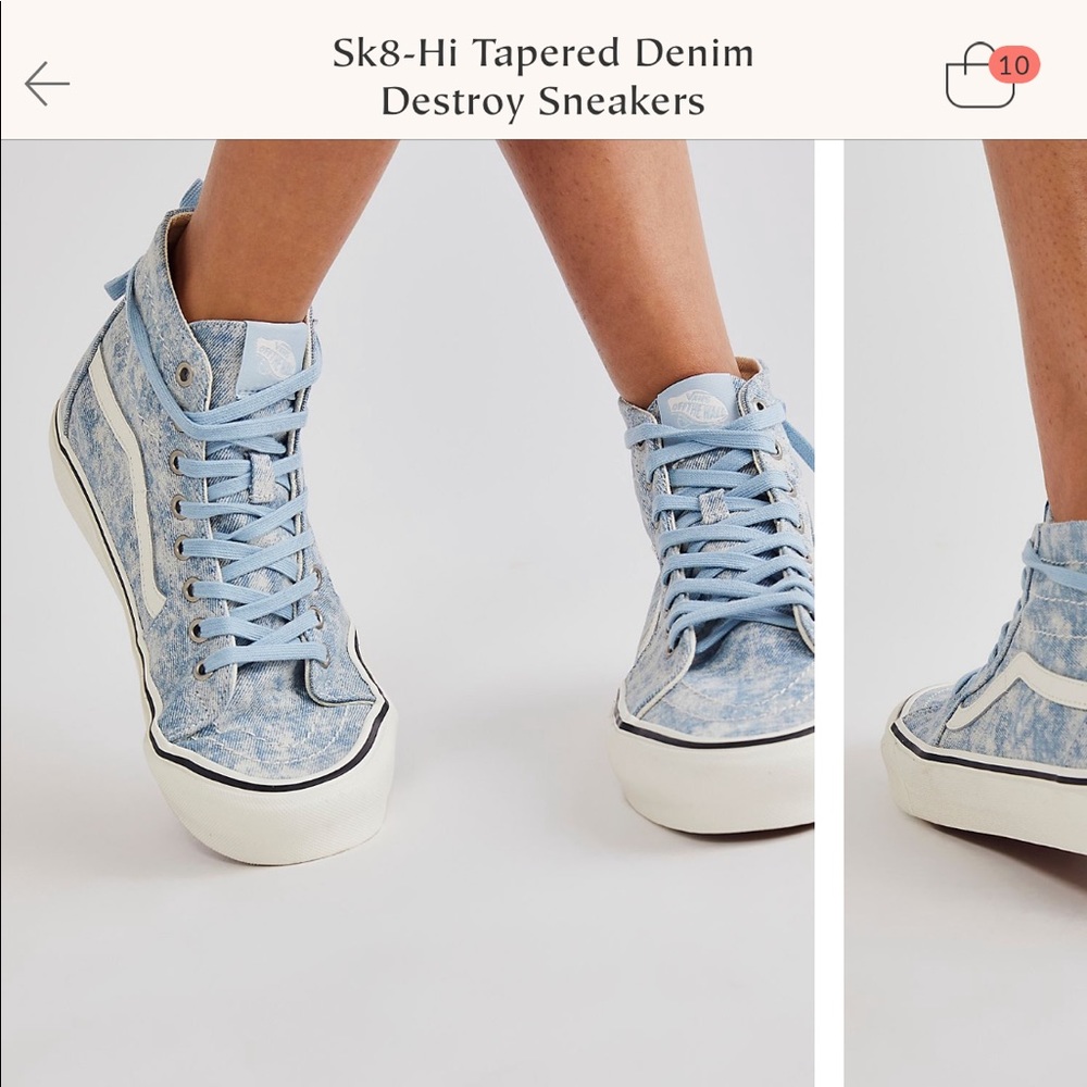 New without tags womens vans high top size 6.5